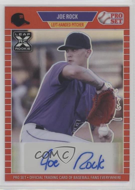 2021 Leaf Pro Set Metal 1989 Pro Set Auto Joe Rock #PA-JR1 Auto