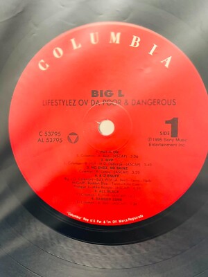 Big L / Lifestylez Ov Da Poor & Dangerous 1995 US Original