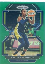 2022 Panini Prizm WNBA KAYLA THORNTON #48 GREEN PRIZM WINGS