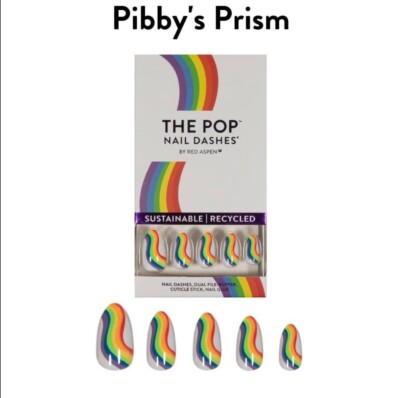 Red Aspen Press On Nails - Pibby's Prism - NIB