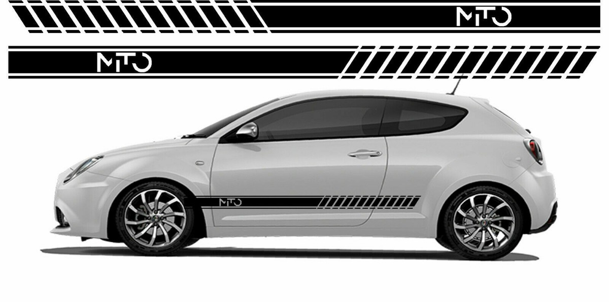 Fasce adesive per Alfa Romeo mito sticker strisce fiancate