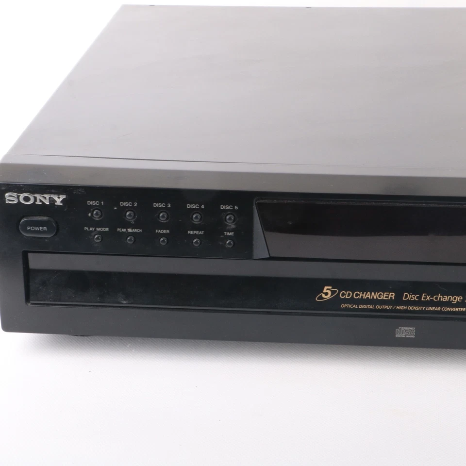 SONY CDP-CE275 5 Disc CD Changer Player Carousel For Parts only Powers w/Remote - Image 2 of 4
