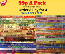 Hem Incense Stick Genuine Joss Insence Sticks Hex Mix & Match Scents 20 Sticks