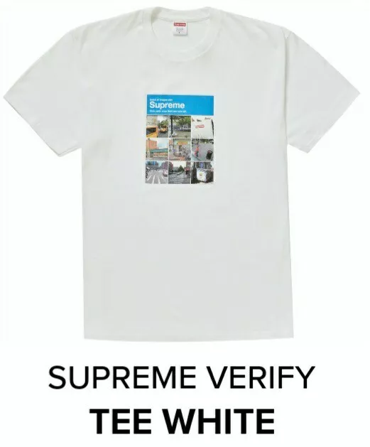 supreme verify tee sサイズ - Tシャツ/カットソー(半袖/袖なし)
