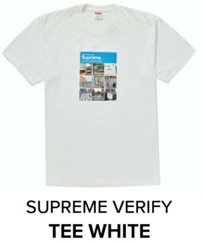 Supreme Verify Tee WHITE XL 白トップス