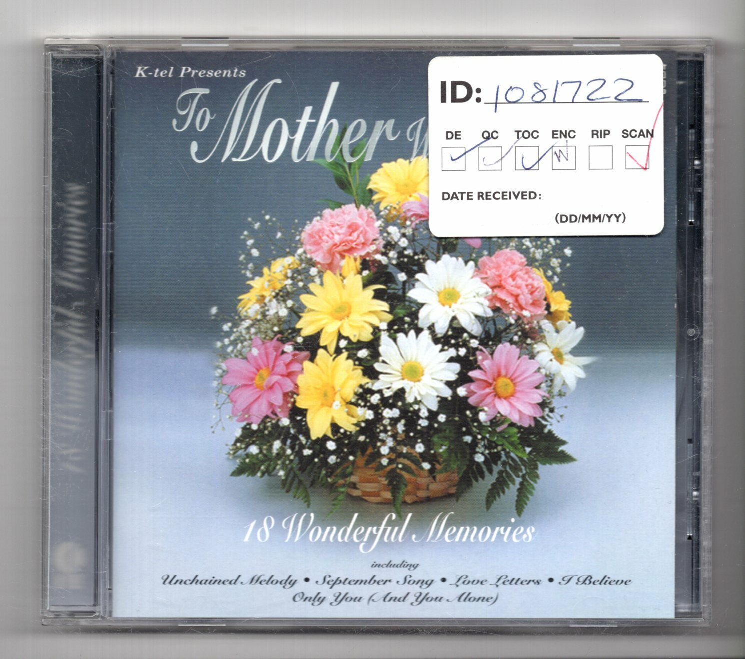 (KE941) To Mother With Love, 18 tracks various artists - 2003 CD