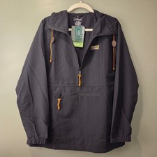 NEW L.L. Bean Women's Mountain Classic Anorak Hooded Jacket 100 Nylon Size M