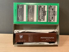 Bowser Ho X-32 DD Round Roof Box Car PRR Shadow Keystone - Flush Roof PRR 59412