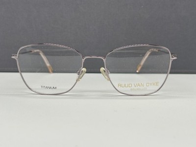 Ruud Van Dyke Brille Damen silber Eckig Titan cat eye 1175T