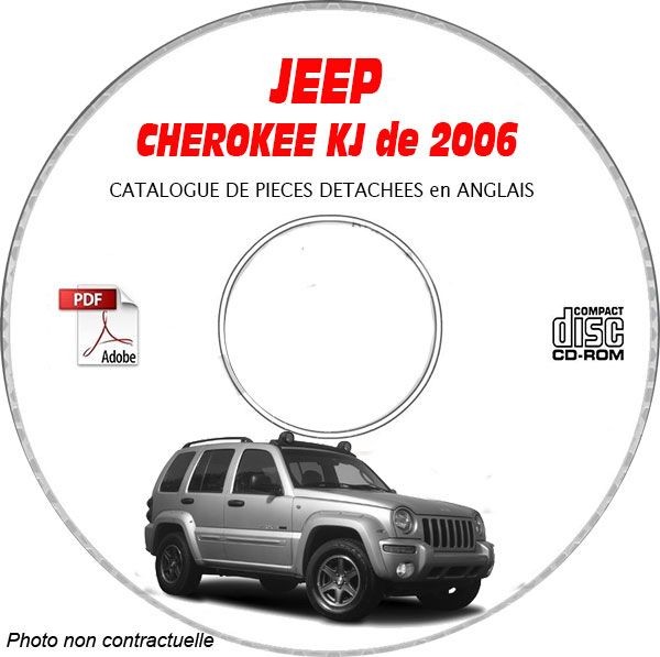 Trouvez la bonne reference avec le CD-ROM de pieces Jeep Cherokee KJ 06