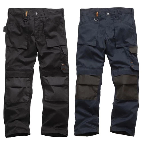 Mens Scruffs Worker Lightweight Trade Workwear Trade Trousers Waist 28-40