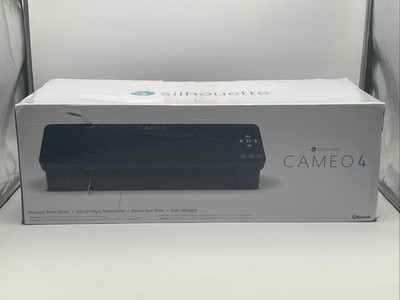 Silhouette Cameo 4 Desktop Cutting Machine - Midnight Black Edition - New