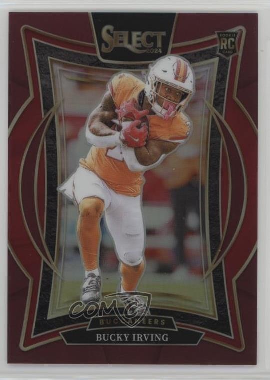 2024 Panini Select Concourse Maroon Prizm 110/149 Bucky Irving #4 0hb3