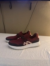 Clarks Cloudsteppers Ezera Run Slip On Comfort Loafers Sneakers Burgundy 8 M