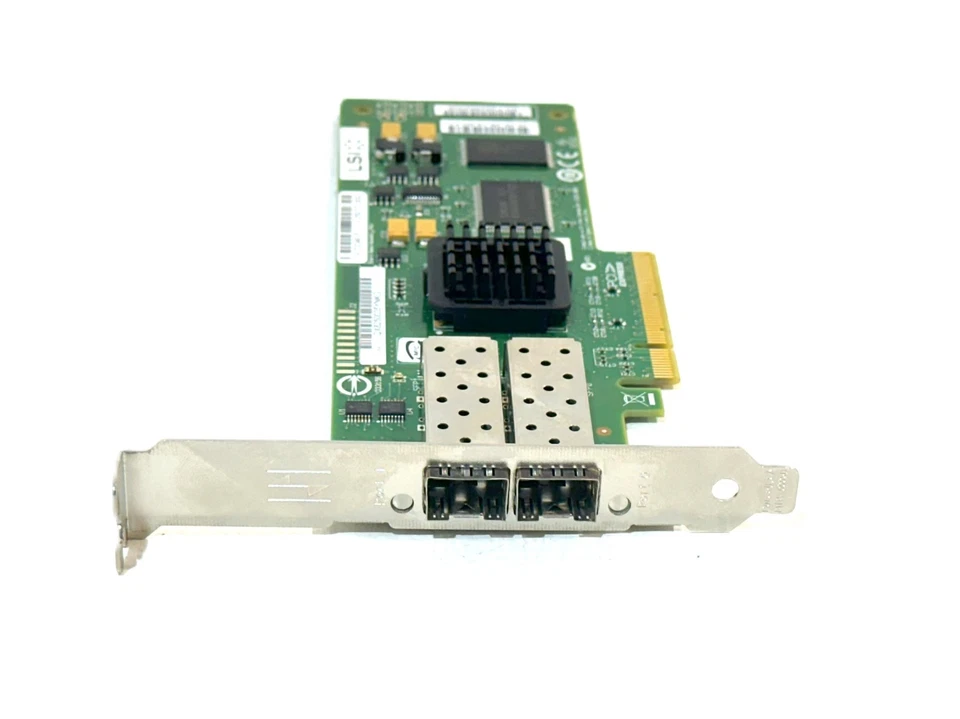 LSI 7204EP Dual-Port 4GbE SFP+ PCIe Host Bus Adapter P/N: L3-25077-00G Tested - Image 2 of 4