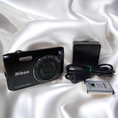 [comme neuf] Appareil photo numérique Nikon COOLPIX A300 20,0 MP noir testé a... - Photo 1/4