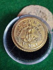 Post Civil War 1880'S VMI CADET BUTTON PORT HUDSON LOUISIANA