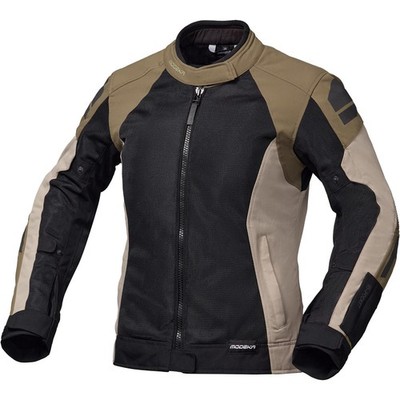 Modeka Khao Air II Women Textile Motorcycle Jacket 42 Black Sand Khaki
