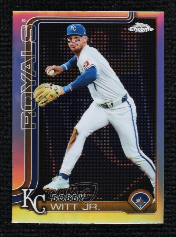 2025 Topps Chrome Lightboard Logo Refractor Bobby Witt Jr #93 tw0