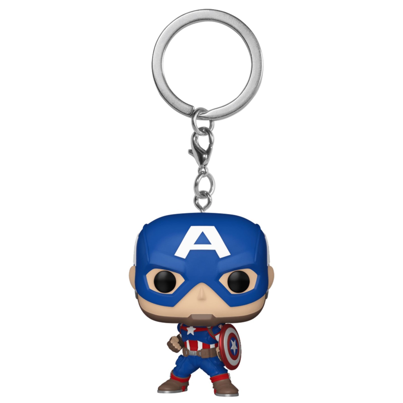 Funko Pop Captain America Keychain Figurine Marvel Comics New Classics Figure