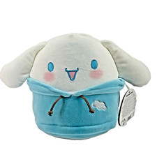 Squishmallows Sanrio Cinnamoroll in Light Blue Hoodie with Cloud 8 Inch Plush