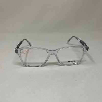 Versace Mod.3340-U 55-17-145 Silver Clear Eyeglasses Frame AG81