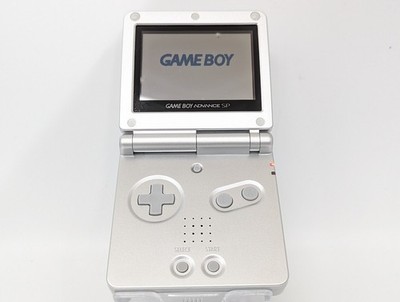 B5539 Nintendo Gameboy Advance SP console Platinum Silver Japan