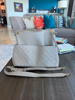 Louis Vuitton Maida Hobo Bag Black Monogram Empreinte Leather
