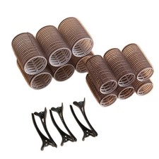 NEW Large Hair Rollers with Clips Self Grip Jumbo/Big Curlers Rollers for Hair
