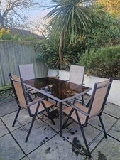 Garden Table & 4 Chairs