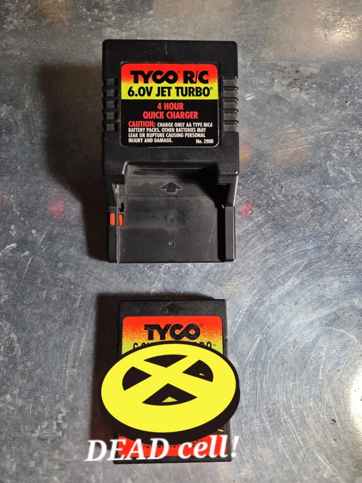 NEW Nikko to Tyco CUSTOM CONVERTED 6V 720 mAh cassette battery - Runs Tyco R/C!! - Image 2 of 4