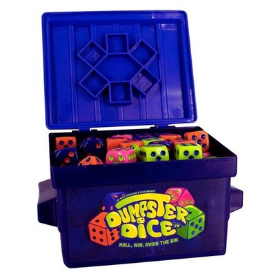 Dumpster Dice 80 Colorful Dice Fast-Paced Family Dice Game Board Game 4 Players