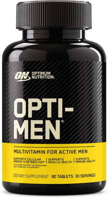 Optimum Nutrition Opti-Men, Vitamin C, Zinc Vitamin D, E, B12 for Immune Support