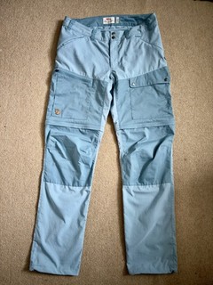 Fjallraven Abisko Midsummer Zip Off Trousers W Women’s Blue 14 UK 42 EU 34”