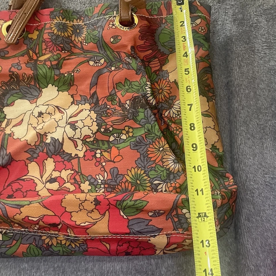 Bolso de hombro Sakroots Flower Power artículo círculo correa de cuero Foto 4 de 4
