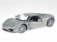 Porsche 918 Spyder 2015 Grau Modellauto 24055 Welly 1:24
