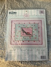 New Party Shoe Bucilla Counted Cross Stitch Kit2006 Dena's Closet 43915-F2