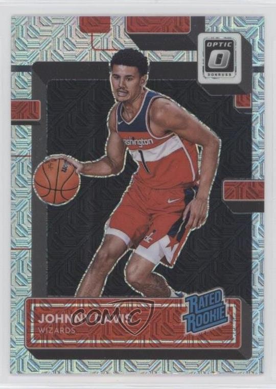2022-23 Panini Donruss Optic Rated Rookie Choice Prizm Johnny Davis #206 uk2