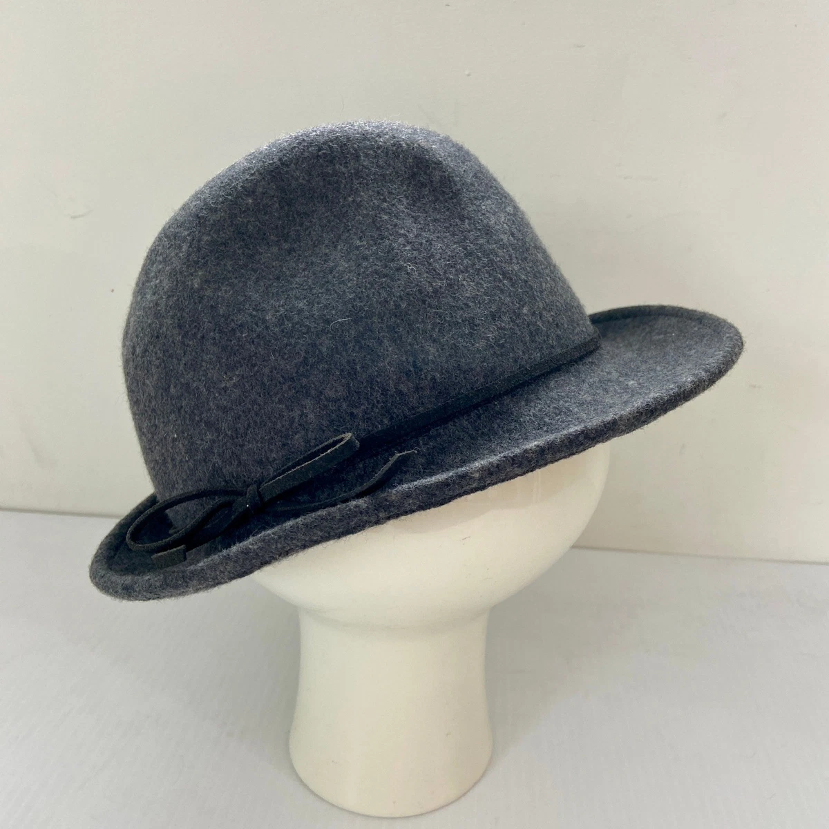 Fedora Gray 100% Wool Hats for Women for sale | eBay display picture 2