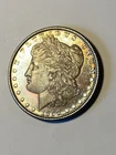 1898 Morgan Silver Dollar $1 Coin - Circulated - Uncertified - 0.900 Fine Silver