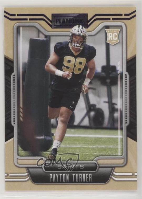 2021 Panini Playbook Rookie Purple Payton Turner #151 Rookie RC 7kj