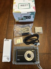 Better Life Student Digital Camera 1080P 44.0 MP 2.4" LCD 16X Zoom Black 2 SD's