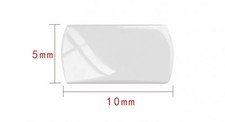 Sapphire Bubble Magnifier Lens for Dual Date Window Watch Crystal Glass 10x5mm