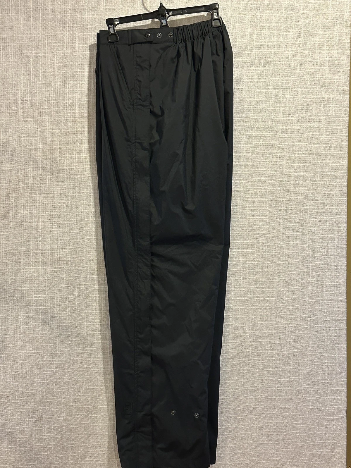 FootJoy DryJoys Golf Pants Mens X Large Black Rain Waterproof Overpants