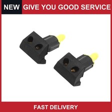 Pack de 2 boquillas limpiaparabrisas de plástico para coche Nissan Tiida para Nissan negras