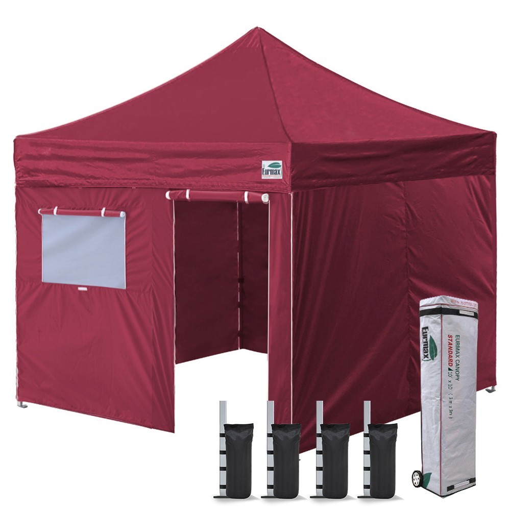 Tent With 4 Removable Zipper End Side Walls