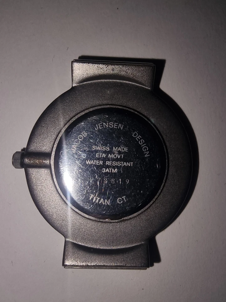 Reloj Hombre Jacob Jensen Titanio Cuarzo Negro 3ATM 778819 - SIN CORREA Foto 3 de 4