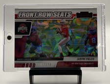 2021 Panini Contenders DP Front Row Seats #2 Justin Fields Red Cracked Ice 17/23