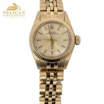 ROLEX Presidential 6719 18KT Yellow Gold 26MM Women's Wristwatch (MS (PPG007831)
