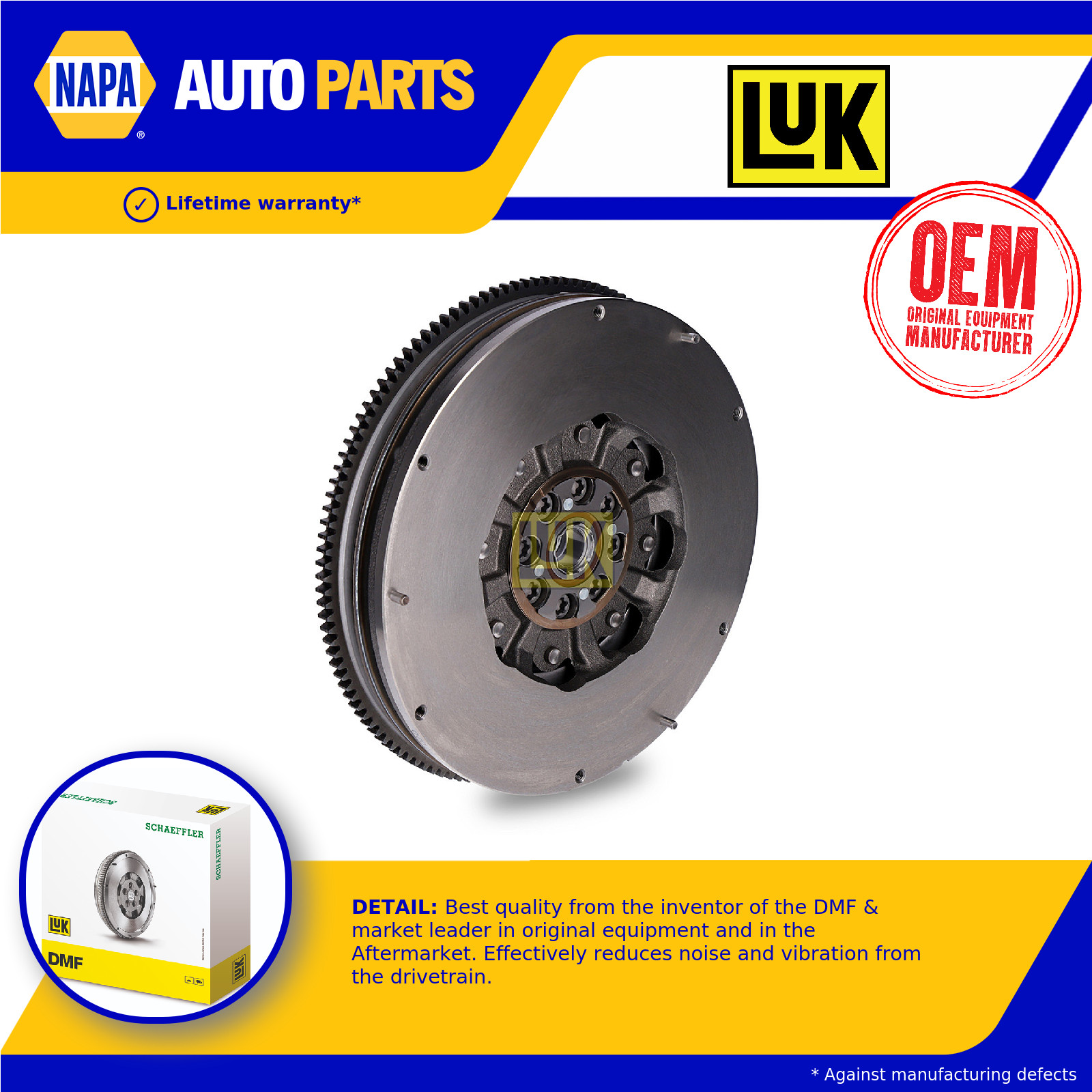 Dual Mass Flywheel DMF (w/ bolts) 415049010 LuK 1231000Q2H 4408484 4420984 New